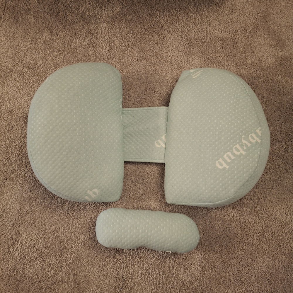 Light Green Lumbar & Hip Support Pillow Set for Women